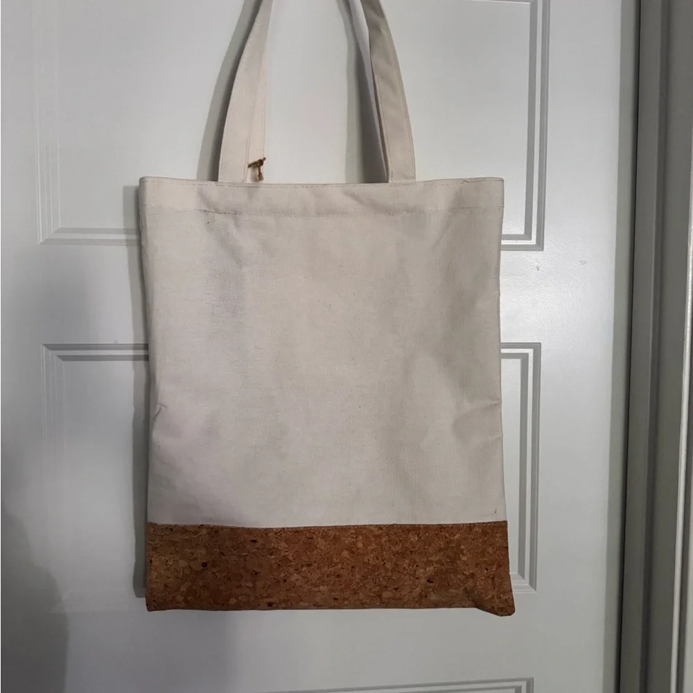 North Carolina Cream Canvas Tote Bag- NEW - Picture 2 of 5